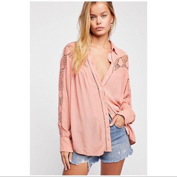 Free People Tops - Free People Katie Bird Buttondown